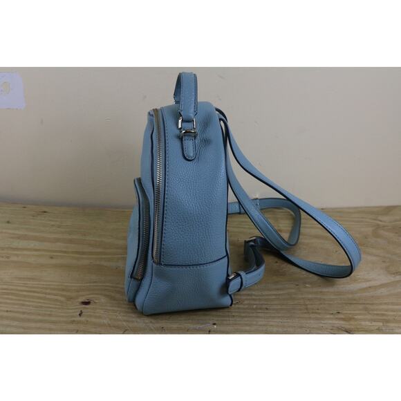 Kate Spade Backpack Blue Pebble Leather Jackson Medium Bag - Picture 3 of 16